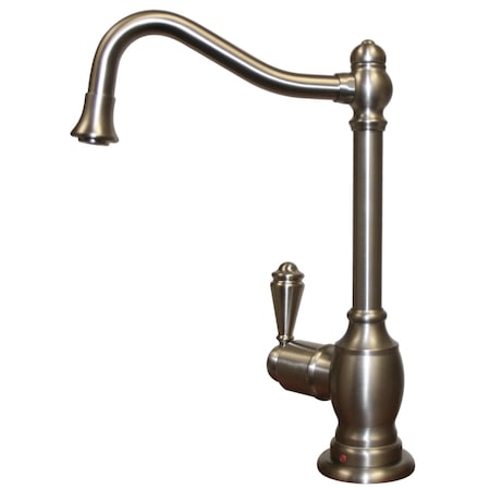 Whitehaus Point Of Use Instant Hot Water Faucet W/ Traditional Spout And Self Cl WHFH-H3130-BN